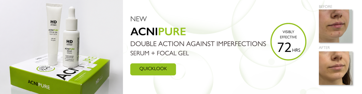 New ACNIPURE: double action against imperfections, Serum + Focal Gel