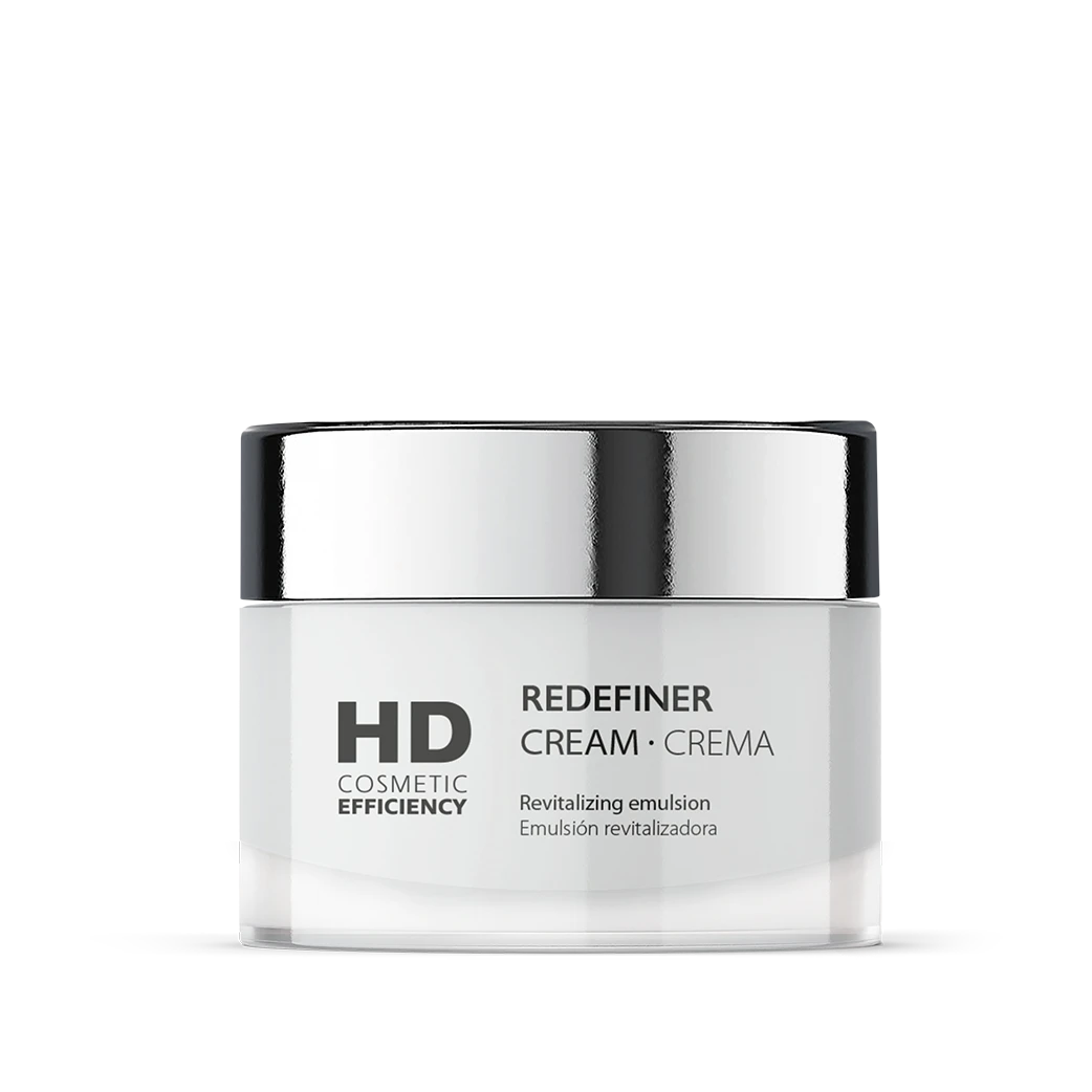 REDEFINER CREAM Redensifying anti-wrinkle cream that defines the facial oval and smooths the skin, recovering its softness, elasticity, and firmness. 